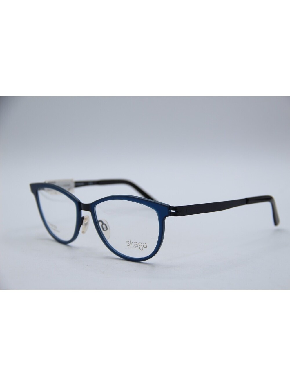 Skaga Titanium Cold Glaze Only 2540-U Daelvi 101 Blue Black Authentic Eyeglasses - Picture 1 of 4